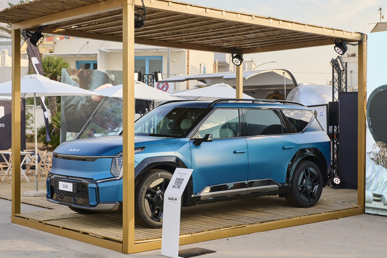 Stand KIA per il sustainability tour ft cous cous fest